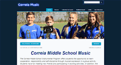 Desktop Screenshot of correiamusic.com