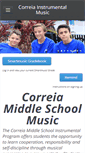 Mobile Screenshot of correiamusic.com